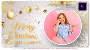 Merry Christmas Light Opener Video Displays template preview