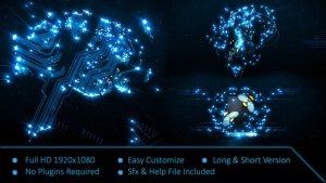 Videohive Brain Circuit Reveal Logo Logo Stings template preview