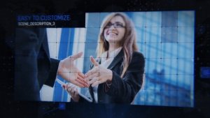Videohive Technological Slides Video Displays template preview