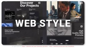Videohive Strong Web Style Opener Product Promo template preview