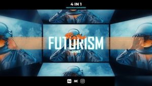 Videohive Retro Futurism Opener Openers template preview