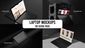 Videohive Laptop Mockups Promo Product Promo template preview