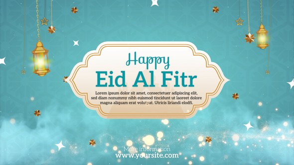 Videohive Eid Al Fitr Intro V1 Ramadan template preview