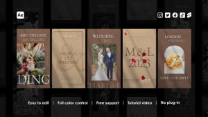 Videohive Wedding Instagram Stories 46735639 Product Promo template preview