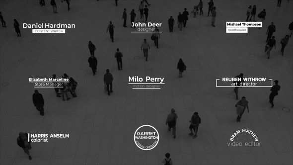 Videohive Blur Lower Thirds | AE Elements template preview