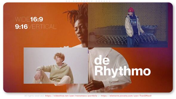 Videohive de Rhythmic Opener Openers template preview