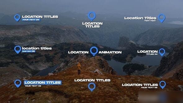 Videohive Location Titles 2.0 | After Effects 50195979 Titles template preview