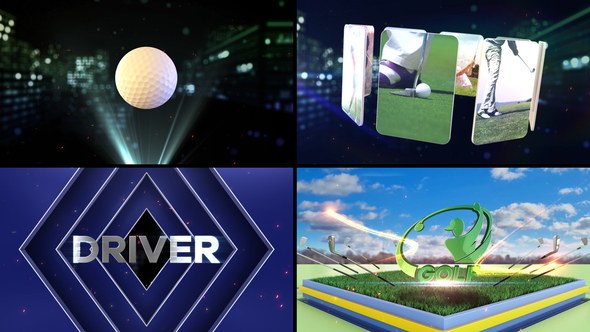Videohive Golf Bumper 2 Logo Stings template preview