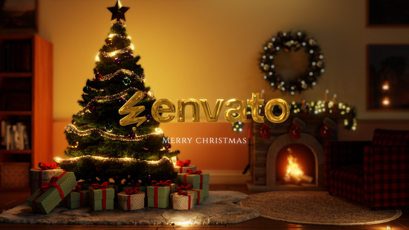 Videohive Cozy Christmas Logo Stings template preview