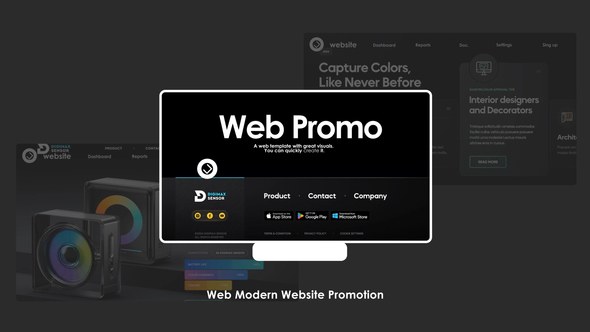 Videohive Web Promo Video 2вЂ“ Modern Website Promotion Product Promo template preview