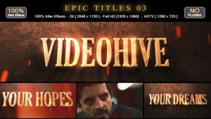 Videohive Epic Titles 03 Titles template preview
