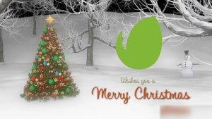 Videohive Merry Christmas Logo Intro Logo Stings template preview