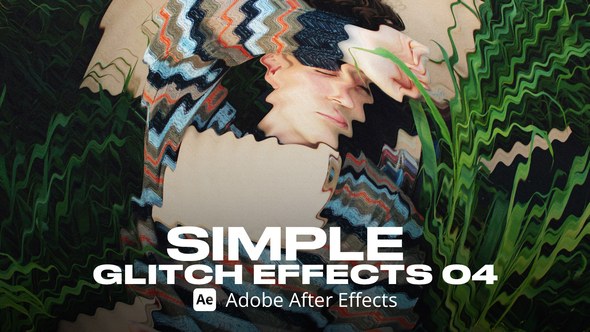 Videohive Simple Glitch Effect 04 Ae Elements template preview