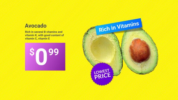 Shop Promo Video Displays template preview