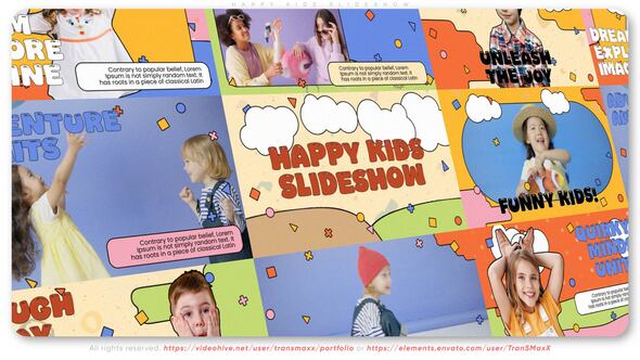 Videohive Happy Kids Opener 56256358 Openers template preview