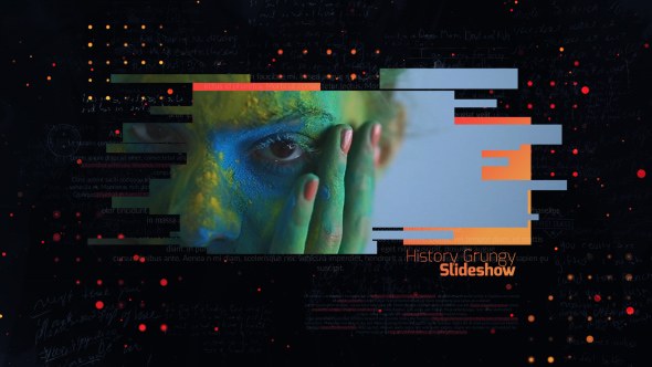 Videohive History Grungy Slideshow Video Displays template preview