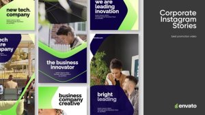 Videohive Corporate Instagram Slideshow Openers template preview