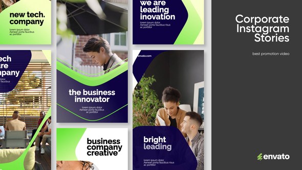 Videohive Corporate Instagram Slideshow Openers template preview
