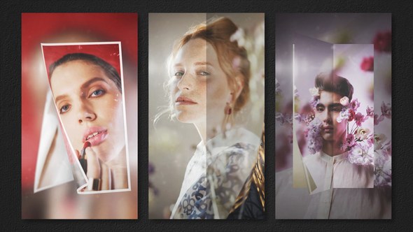Videohive Flip Pages Slideshow Reel Transitions Elements template preview