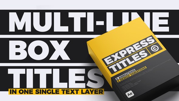 Videohive Express Titles Titles template preview