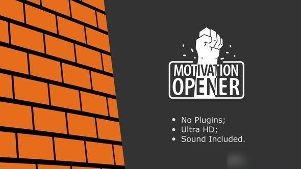 Videohive Motivation Opener 28589554 Openers template preview