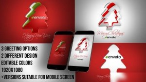 Videohive Christmas eCard Openers template preview