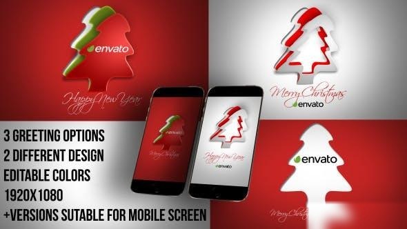 Videohive Christmas eCard Openers template preview