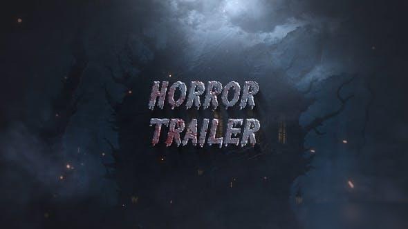 Videohive Cinematic Horror Movie Trailer Openers template preview