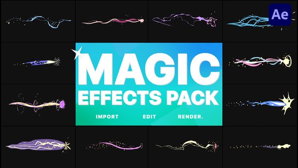 Videohive Magic FX Pack | After Effects 42641325 Elements template preview