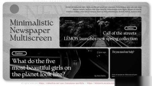 Videohive Digital Newspaper Cinematic Media Opener Openers template preview