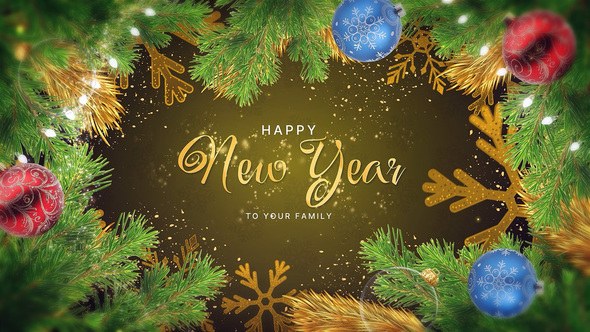 Videohive Golden New Year Wishes 60909431 Logo Stings template preview