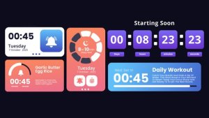Videohive Timer Widget 60342878 Elements template preview