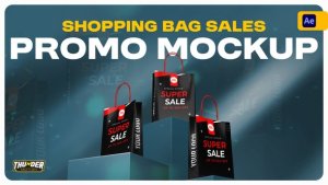 Videohive Shopping Bag Sales Promo Mockup Product Promo template preview