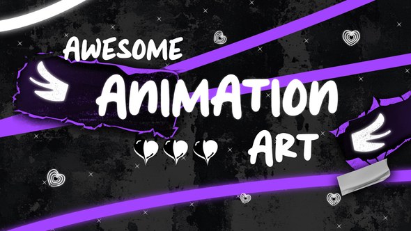 Videohive Dynamic Grunge Paper Promo Openers template preview