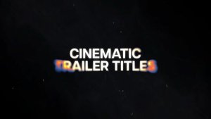 Videohive Trailer Titles 60319935 Titles template preview