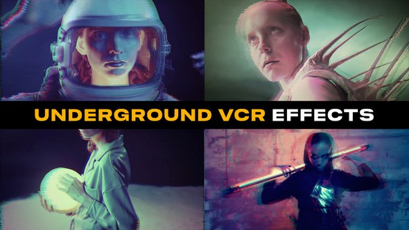 Videohive Underground VCR FX | After Effects Elements template preview