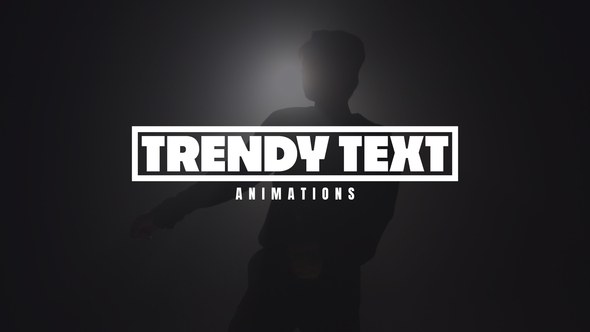 Videohive Trendy Text Animations 55253843 Titles template preview