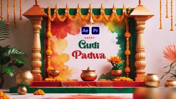 Videohive Traditional Gudi Padwa Intro Logo Stings template preview