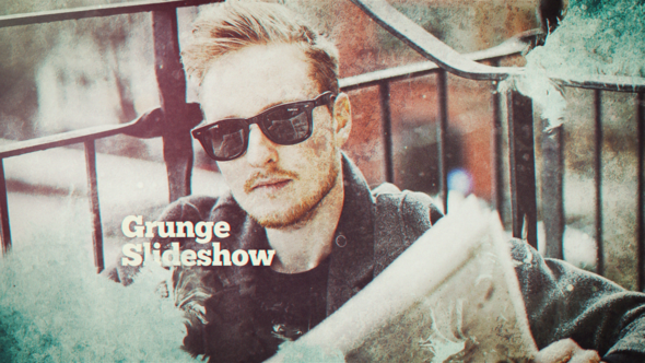 Videohive Grunge Slideshow 23354752 Video Displays template preview