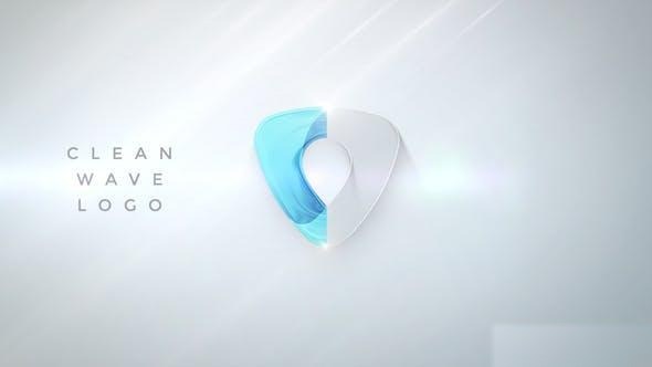 Videohive Clean Wave Logo Logo Stings template preview