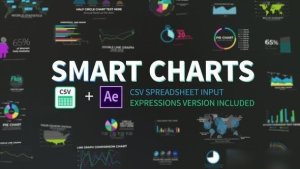 Videohive Smart Charts CSV Infographics Video Displays template preview