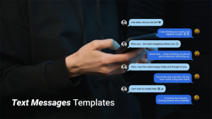 Videohive Text Messages Kit 58464118 Product Promo template preview