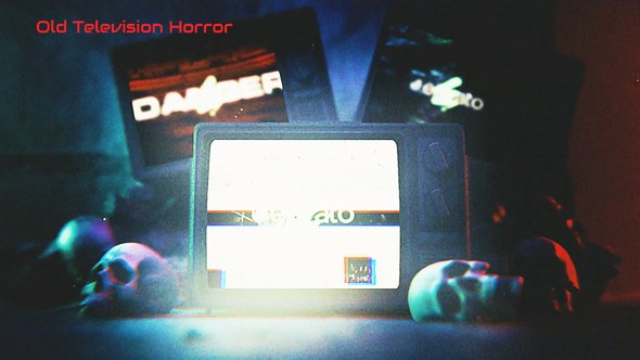 Videohive Old Television Horror Opener Product Promo template preview