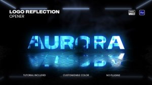 Videohive Logo & Text Reflection Opener Openers template preview