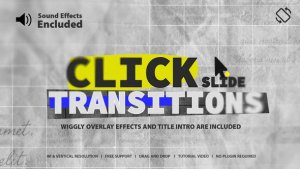 Videohive Click Transitions Elements template preview