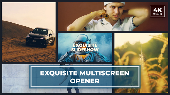 Videohive Multiscreen Slideshow | Dynamic Start Opener Video Displays template preview