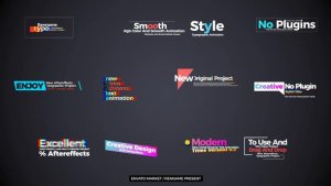 Videohive Typo 22633632 Titles template preview