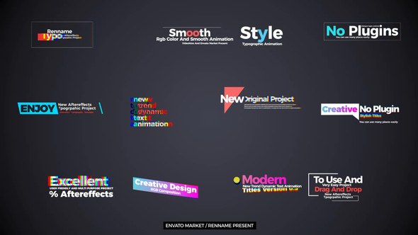 Videohive Typo 22633632 Titles template preview