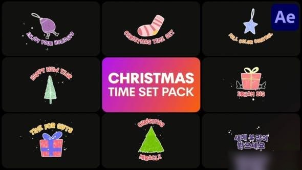 Videohive Christmas Time Set | After Effects 49204350 Openers template preview
