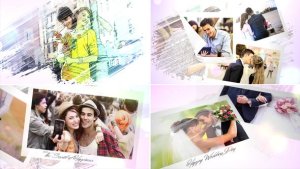 Videohive Romantic Story Video Displays template preview
